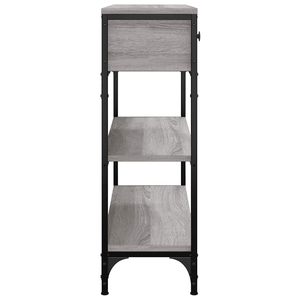 Console Table Grey Sonoma 72,5x25x75 cm Engineered Wood