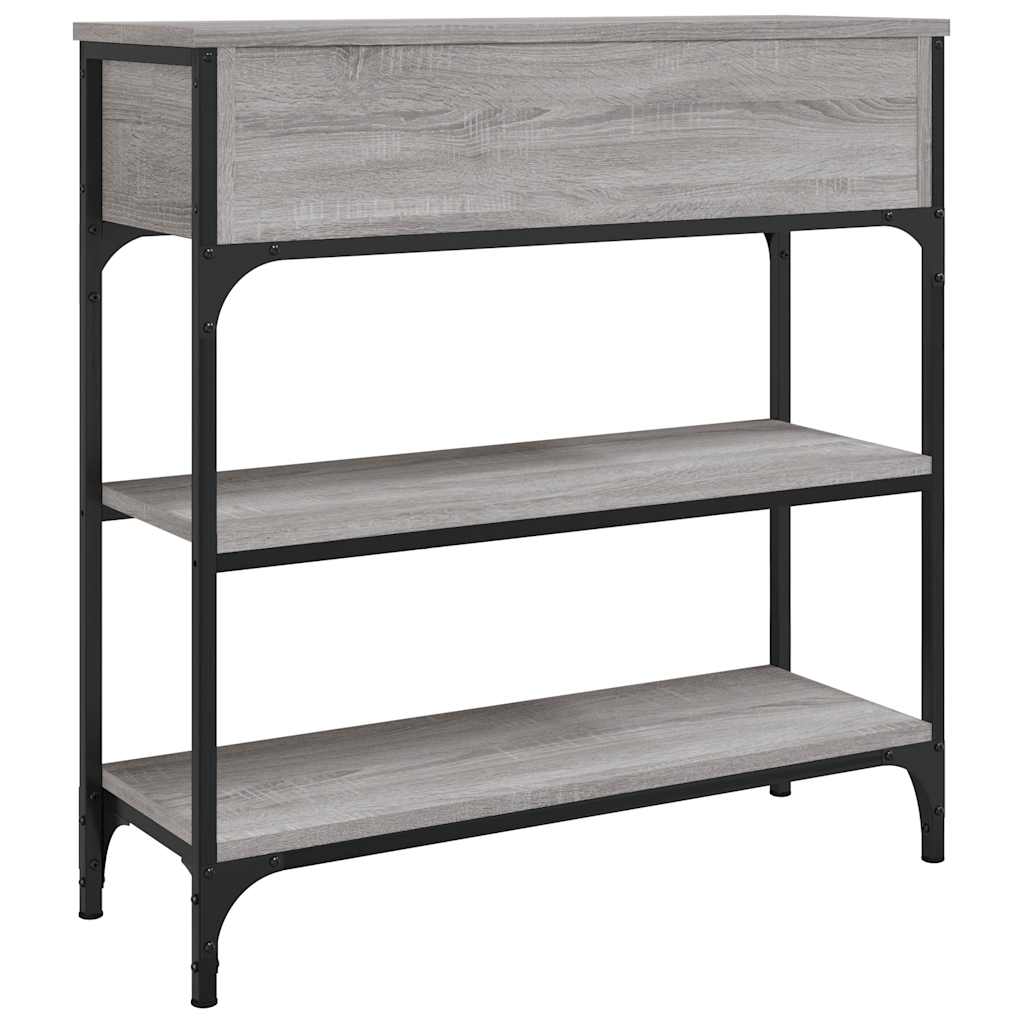 Console Table Grey Sonoma 72,5x25x75 cm Engineered Wood