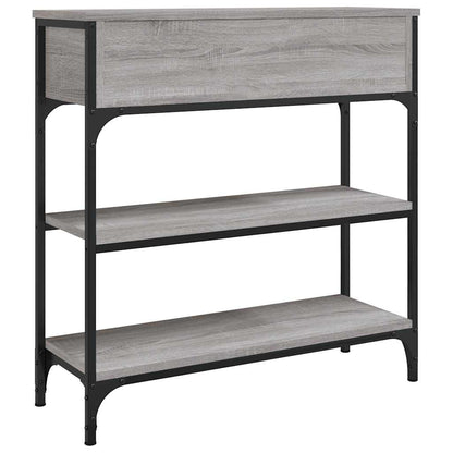 Console Table Grey Sonoma 72,5x25x75 cm Engineered Wood