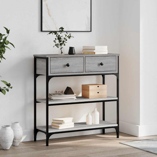 Console Table Grey Sonoma 72,5x25x75 cm Engineered Wood