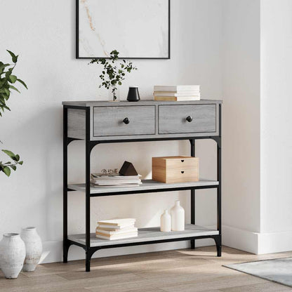Console Table Grey Sonoma 72,5x25x75 cm Engineered Wood