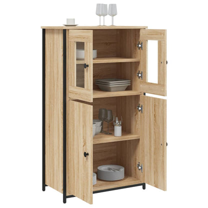 Highboard Sonoma Oak 62x32x106.5 cm Engineered Wood