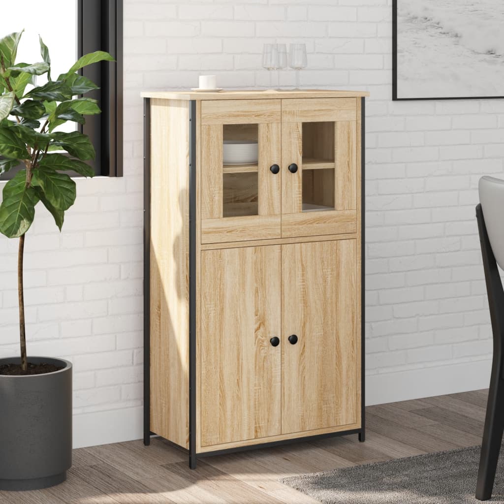Highboard Sonoma Oak 62x32x106.5 cm Engineered Wood
