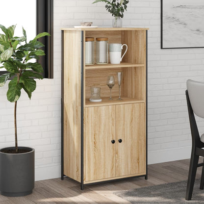Highboard Sonoma Oak 62x36x121.5 cm Engineered Wood