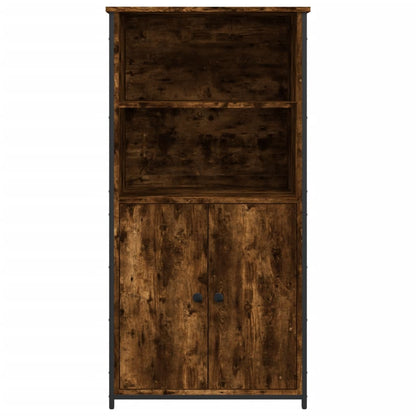 Highboard Smoked Oak 62x36x121.5 cm Engineered Wood