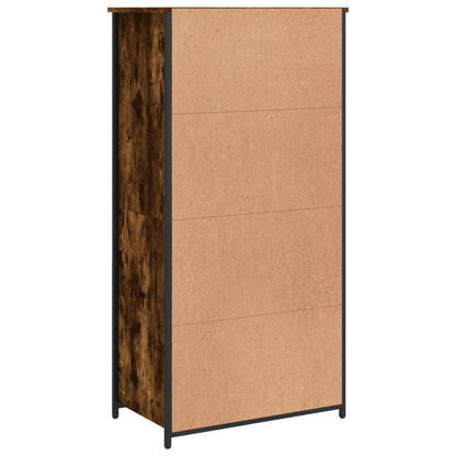 Highboard Smoked Oak 62x36x121,5 cm Engineered Wood