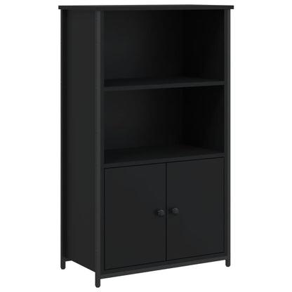 Highboard Black 62x32x103.5 cm Engineered Wood