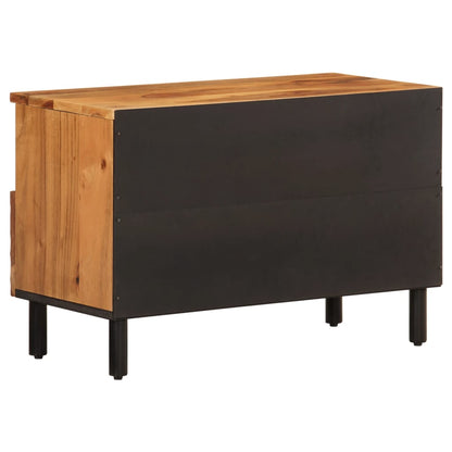 TV Cabinet 70x33x46 cm Solid Wood Acacia