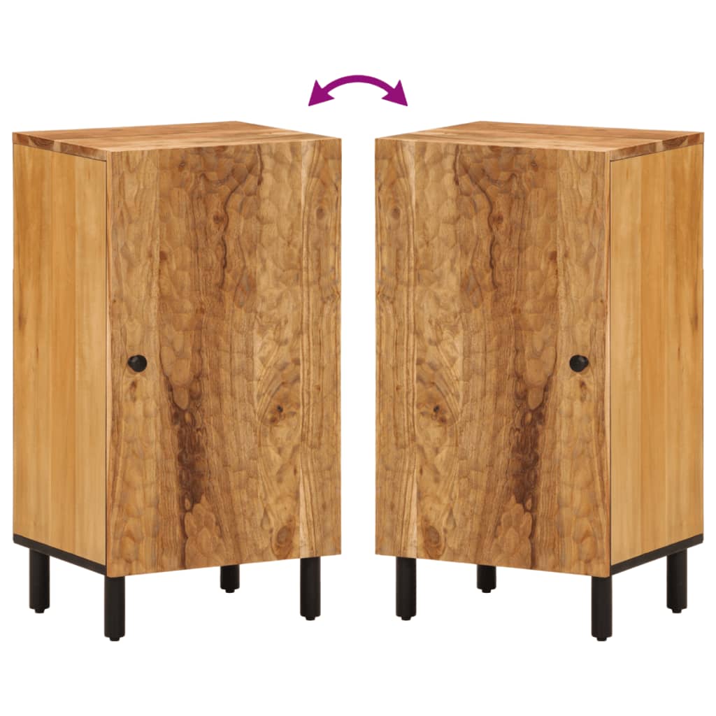 Side Cabinet 40x33x75 cm Solid Wood Acacia