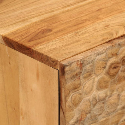 Side Cabinet 80x33x75 cm Solid Wood Acacia