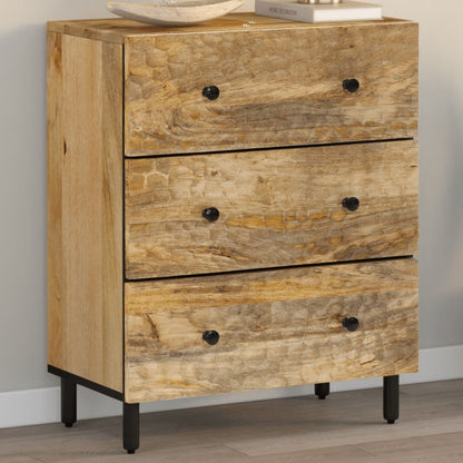 Side Cabinet 60x33x75 cm Solid Wood Mango