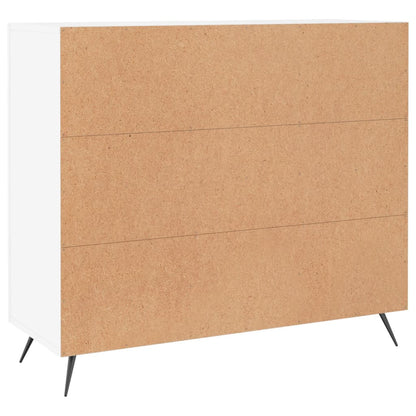 Sideboard White 90x34x80 cm Engineered Wood