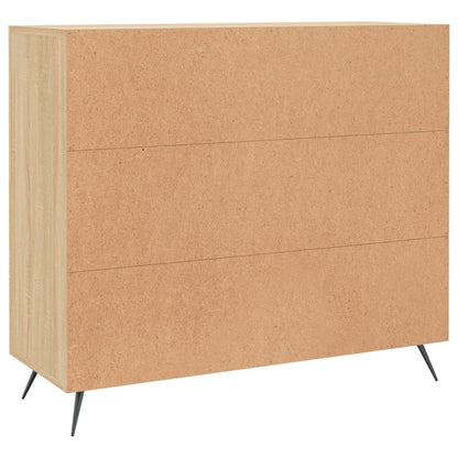 Sideboard Sonoma Oak 90x34x80 cm Engineered Wood