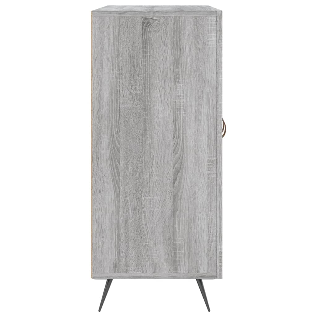 Sideboard Grey Sonoma 90x34x80 cm Engineered Wood