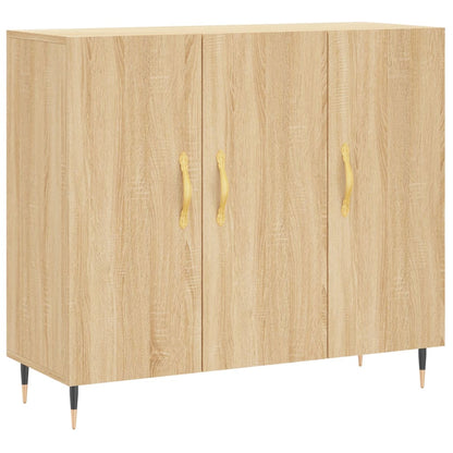 Sideboard Sonoma Oak 90x34x80 cm Engineered Wood
