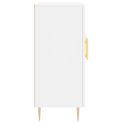 Sideboard White 90x34x80 cm Engineered Wood