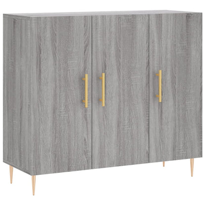 Sideboard Grey Sonoma 90x34x80 cm Engineered Wood