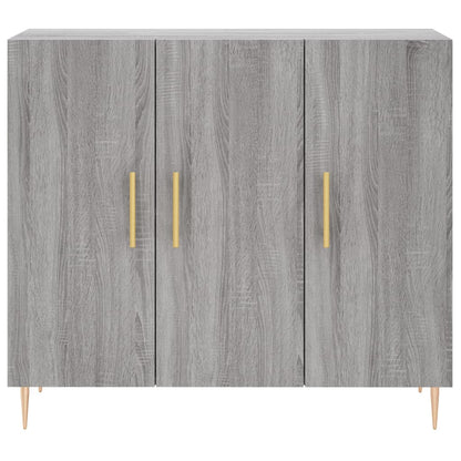 Sideboard Grey Sonoma 90x34x80 cm Engineered Wood