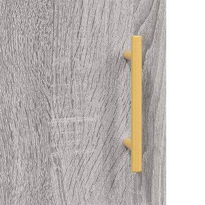 Sideboard Grey Sonoma 90x34x80 cm Engineered Wood