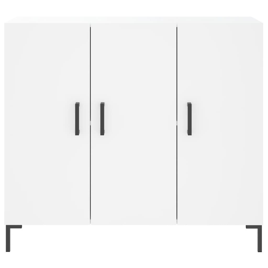 Sideboard White 90x34x80 cm Engineered Wood