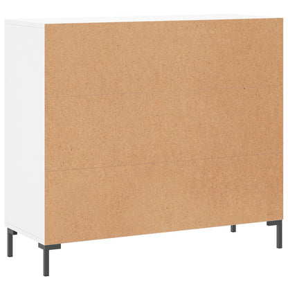 Sideboard White 90x34x80 cm Engineered Wood