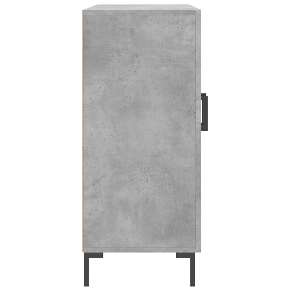 Sideboard Concrete Grey 90x34x80 cm Engineered Wood