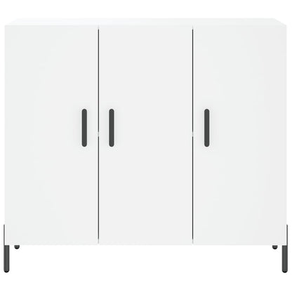 Sideboard White 90x34x80 cm Engineered Wood