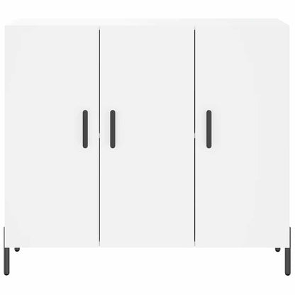 Sideboard White 90x34x80 cm Engineered Wood