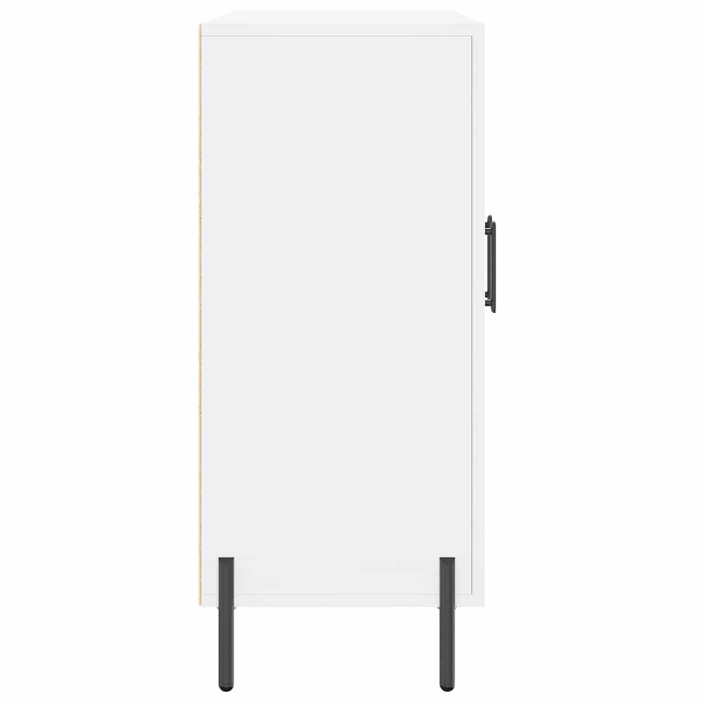 Sideboard White 90x34x80 cm Engineered Wood