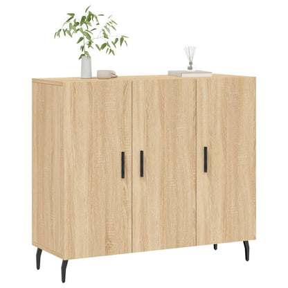 Sideboard Sonoma Oak 90x34x80 cm Engineered Wood