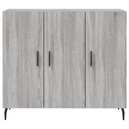 Sideboard Grey Sonoma 90x34x80 cm Engineered Wood