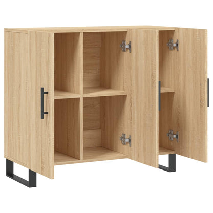 Sideboard Sonoma Oak 90x34x80 cm Engineered Wood
