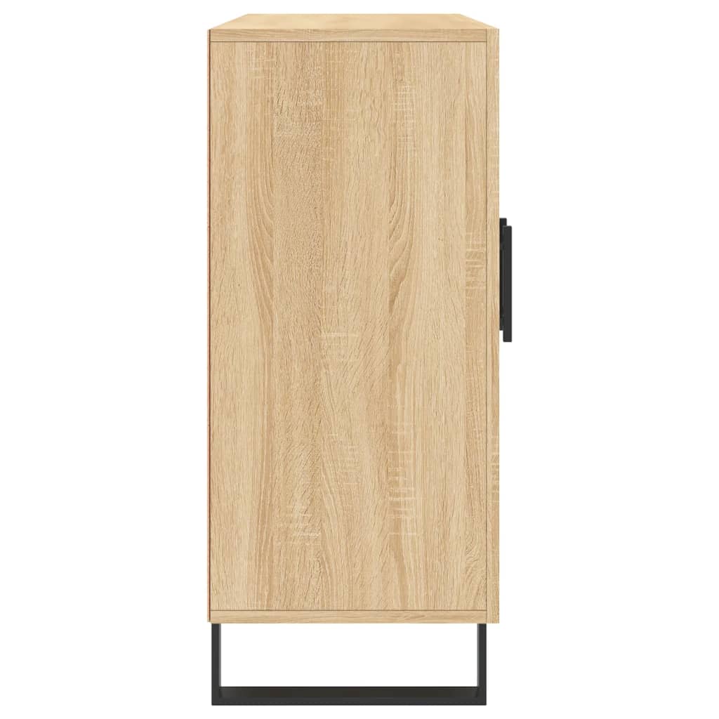 Sideboard Sonoma Oak 90x34x80 cm Engineered Wood