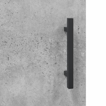 Sideboard Concrete Grey 90x34x80 cm Engineered Wood