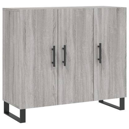 Sideboard Grey Sonoma 90x34x80 cm Engineered Wood