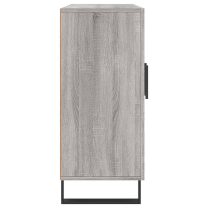Sideboard Grey Sonoma 90x34x80 cm Engineered Wood