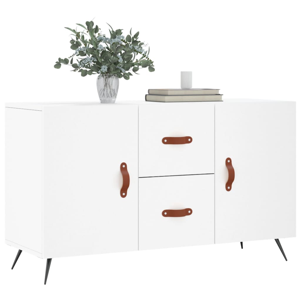Sideboard White 100x36x60 cm Engineered Wood
