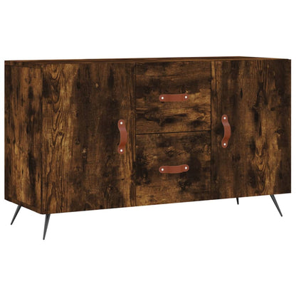 Sideboard Smoked Oak 100x36x60 cm Engineered Wood