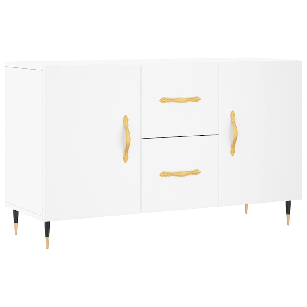 Sideboard White 100x36x60 cm Engineered Wood