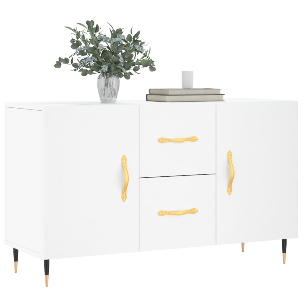 Sideboard | White | Engineered wood, metal | Sideboard | Rectangular