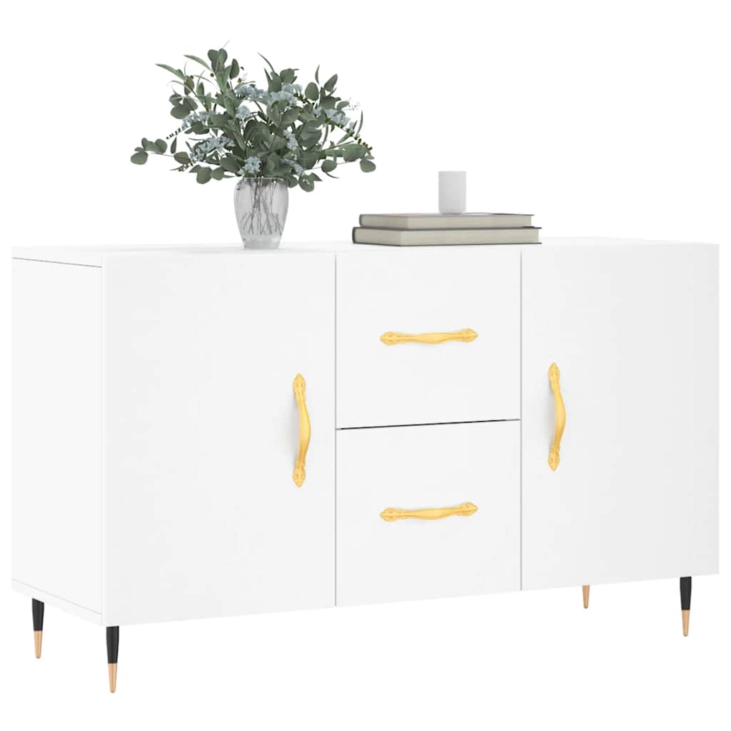 Sideboard White 100x36x60 cm Engineered Wood