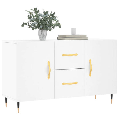Sideboard White 100x36x60 cm Engineered Wood