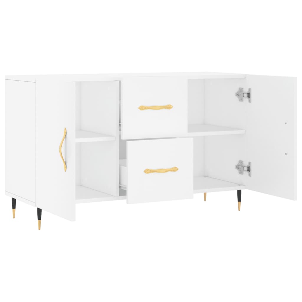 Sideboard | White | Engineered wood, metal | Sideboard | Rectangular