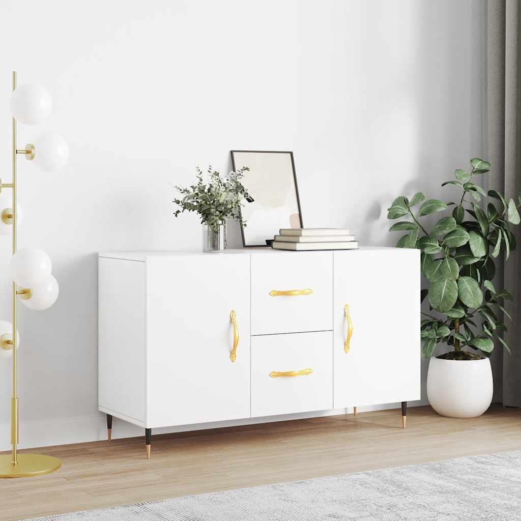 Sideboard White 100x36x60 cm Engineered Wood