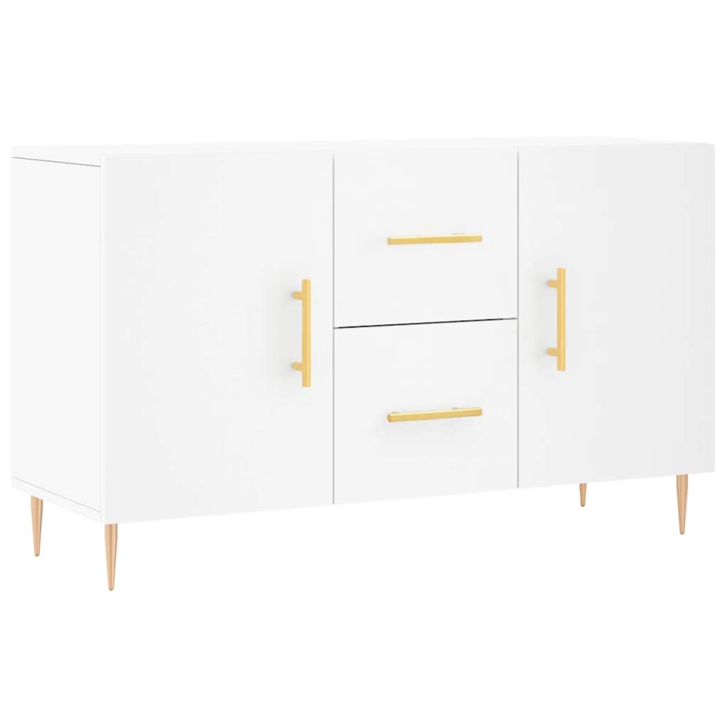 Sideboard White 100x36x60 cm Engineered Wood
