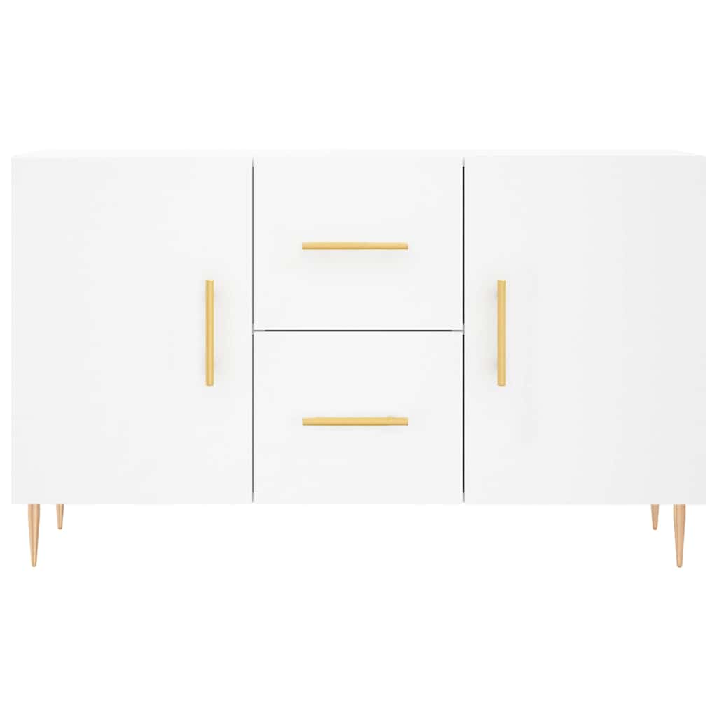 Sideboard White 100x36x60 cm Engineered Wood