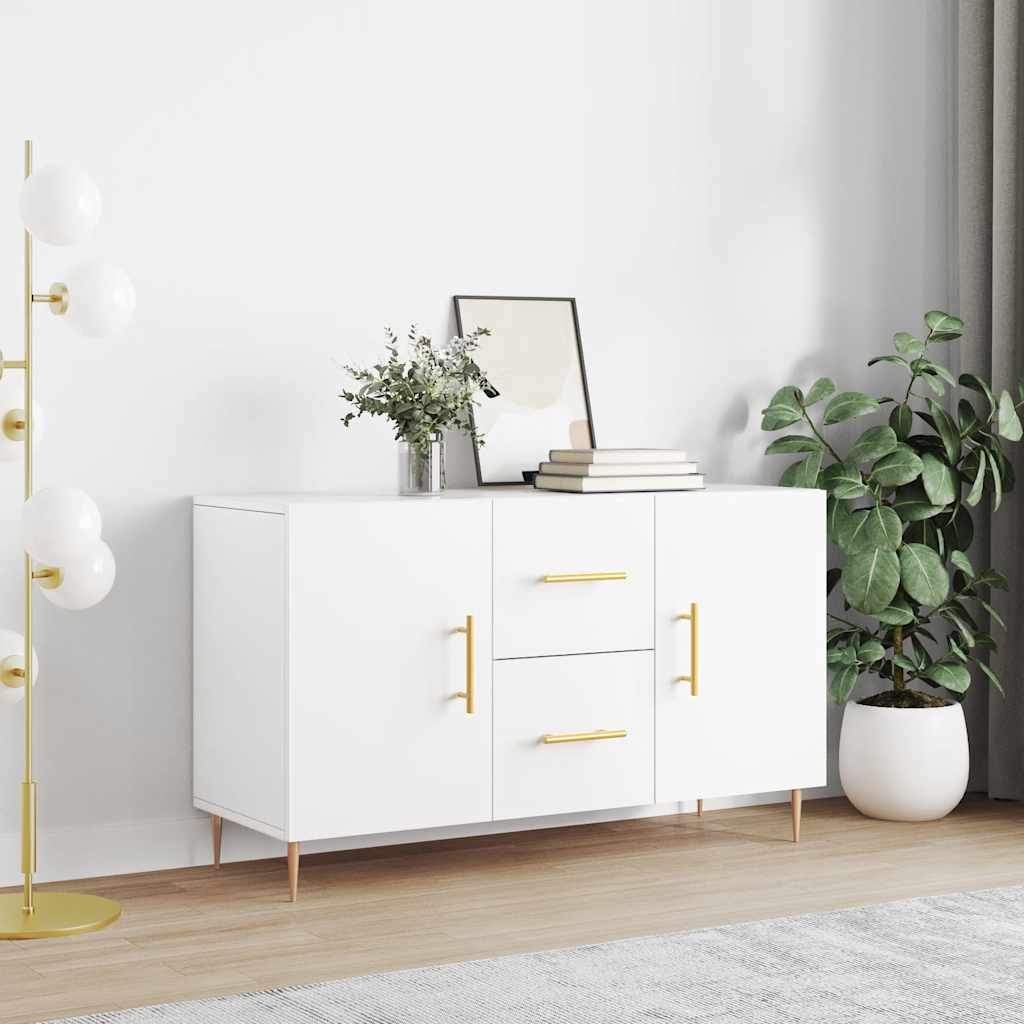 Sideboard White 100x36x60 cm Engineered Wood