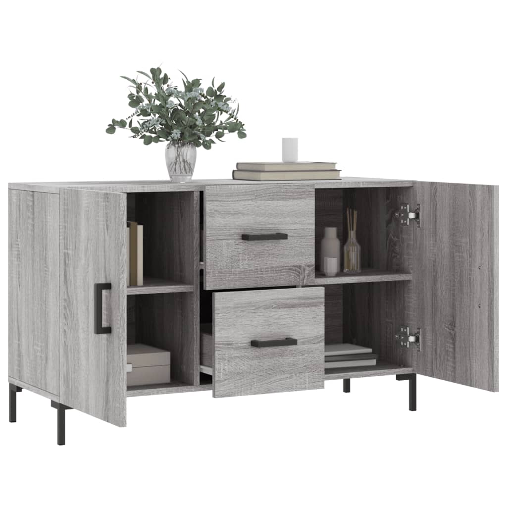 Sideboard Grey Sonoma 100x36x60 cm Engineered Wood