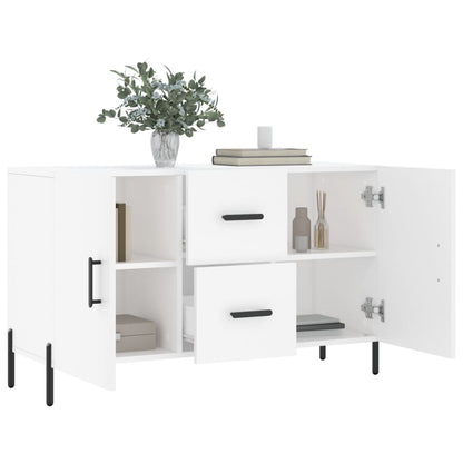 Sideboard White 100x36x60 cm Engineered Wood