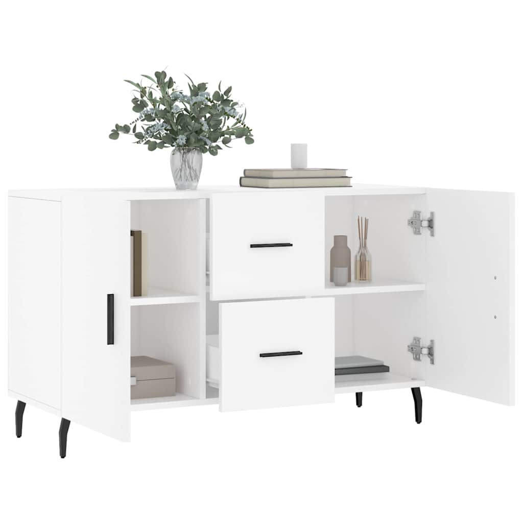 Sideboard White 100x36x60 cm Engineered Wood